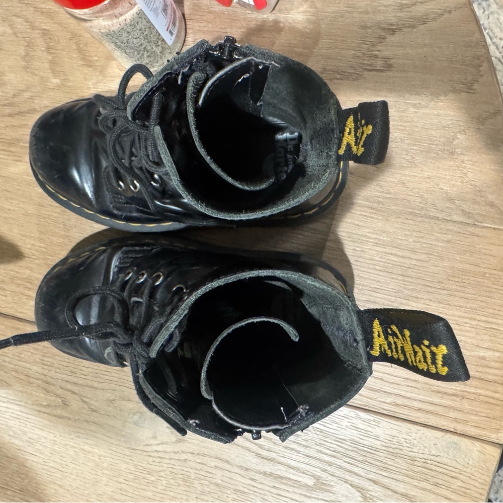 DR. MARTENS JADON BOOTS BLACK LEATHER WOMEN'S Size US 5/ EU 36/ UK 3 - Picture 6 of 8